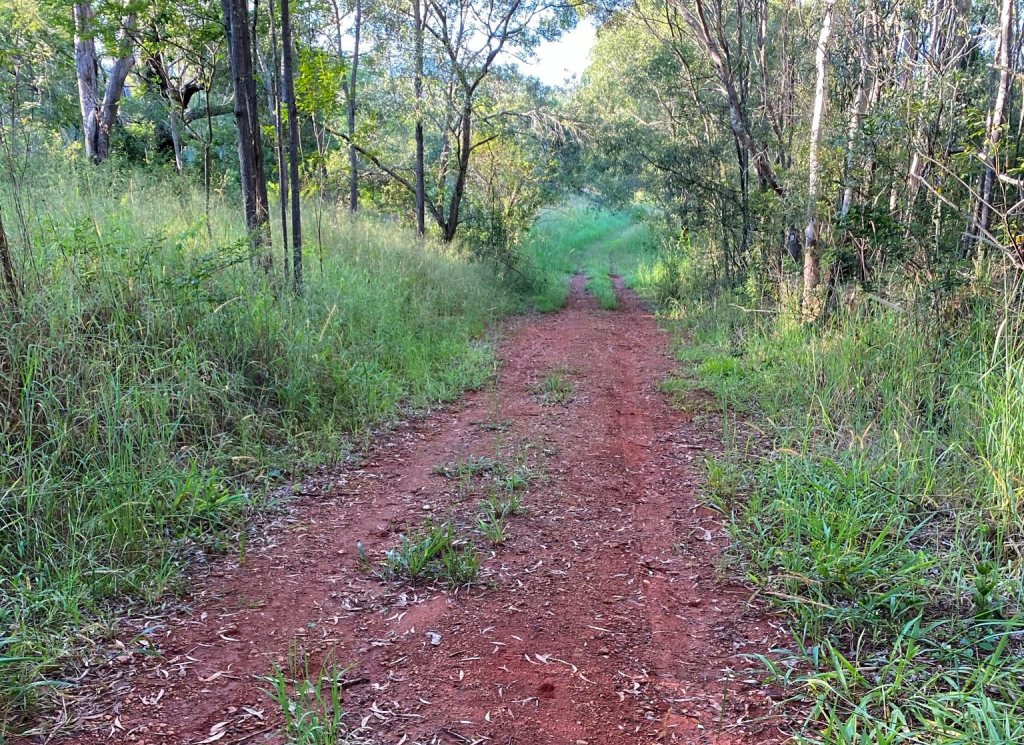 The track south from Carpark